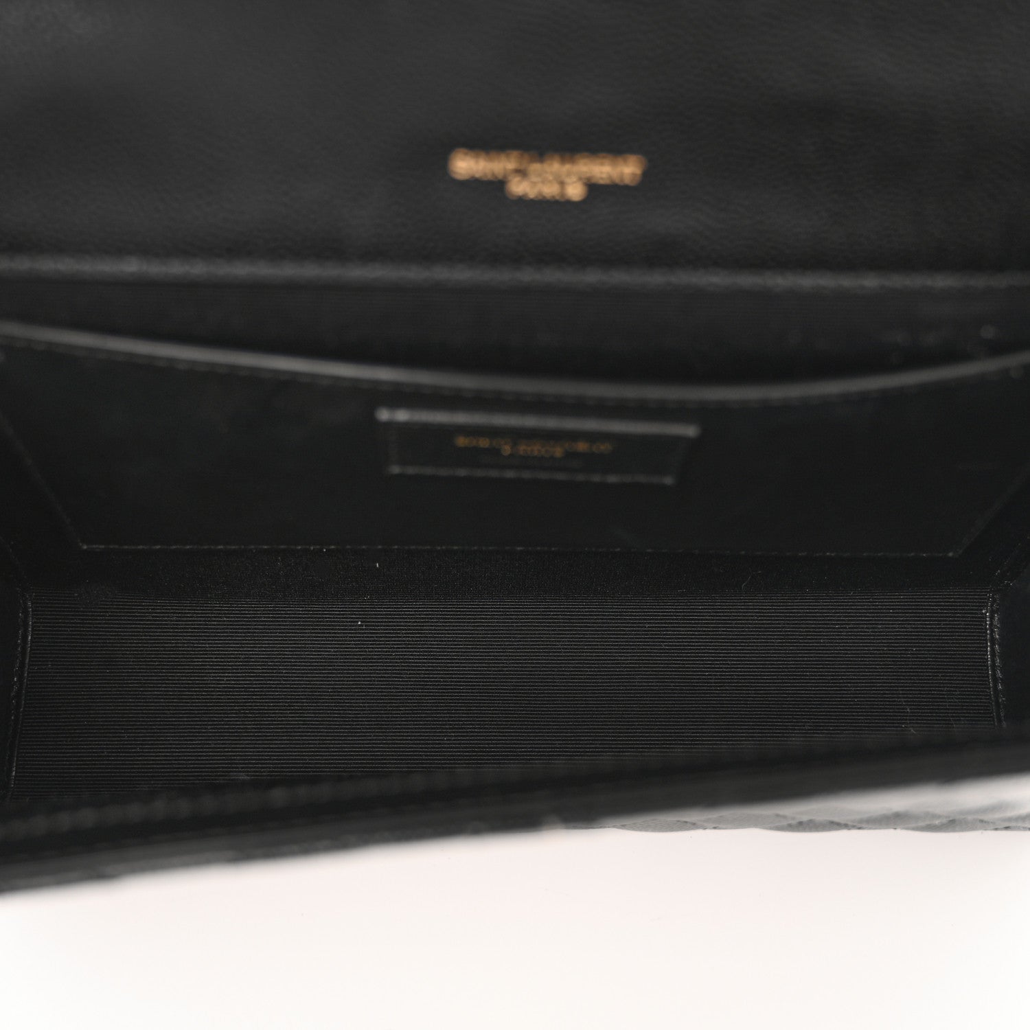 Saint Laurent Grain De Poudre Textured Mixed Matelasse Triquilt Medium Monogram Satchel Black 5 of 10