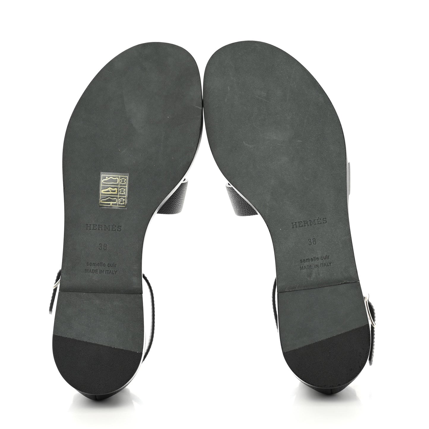 Epsom Santorini Sandals 38 Black