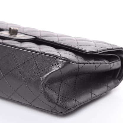 Chanel Metallic Sheepskin Quilted 2.55 Reissue 225 Flap Black 9 of 12