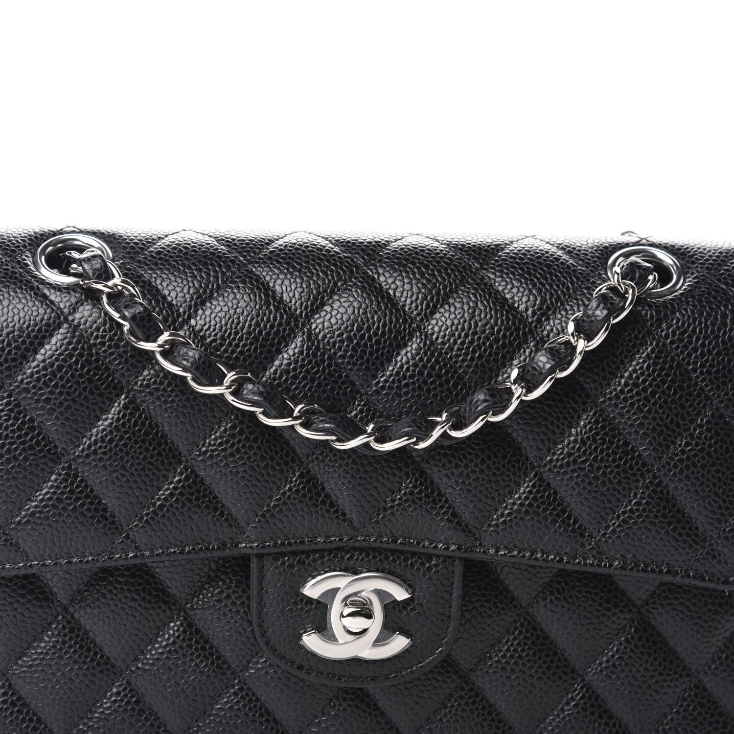 Chanel Caviar Quilted Small Double Flap Black 10 of 10