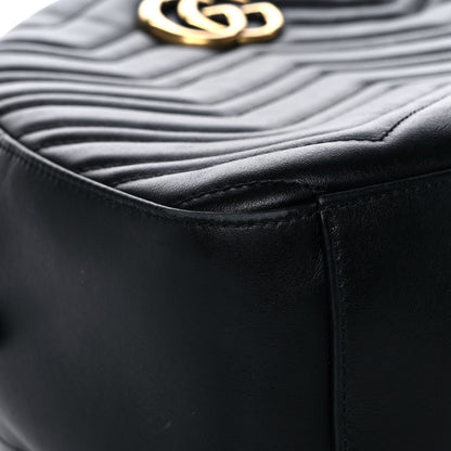 Gucci Calfskin Matelasse GG Marmont Backpack Black 10 of 19