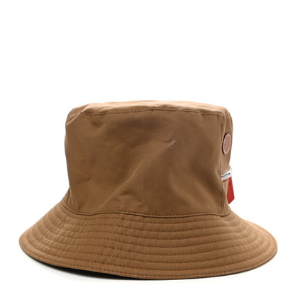 Hermes Gabardine Cotton Swift Bob Elvis Robot Bucket Hat 59 Brun Sepia Gold Capucine 5 of 9