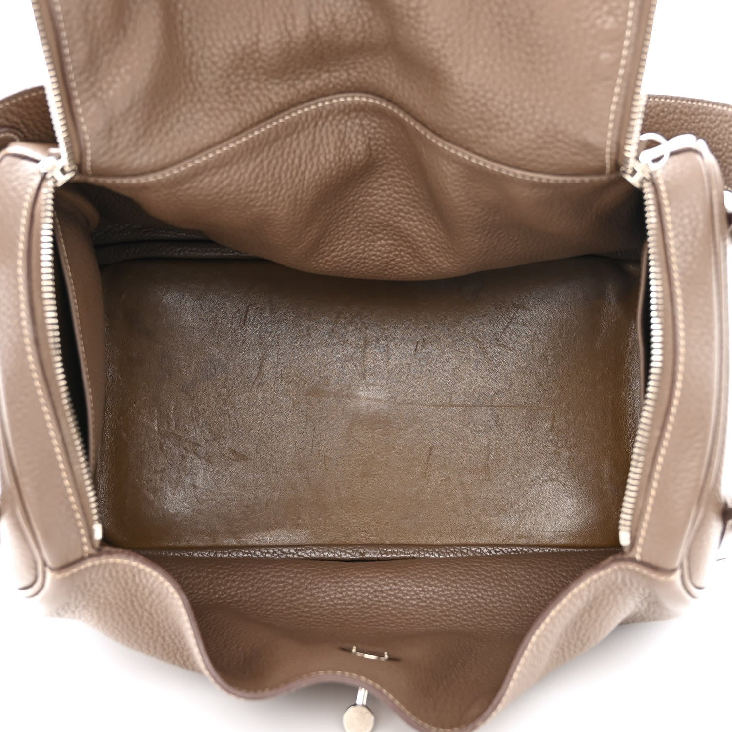 Hermes Taurillon Clemence Lindy 34 Etoupe 5 of 18