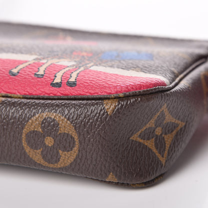 Louis Vuitton Monogram 2017 Christmas Animation Mini Pochette Accessories 6 of 9