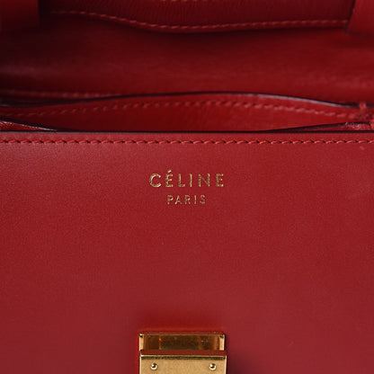 Celine Box Calfskin Small Classic Box Flap Bag Red 6 of 11