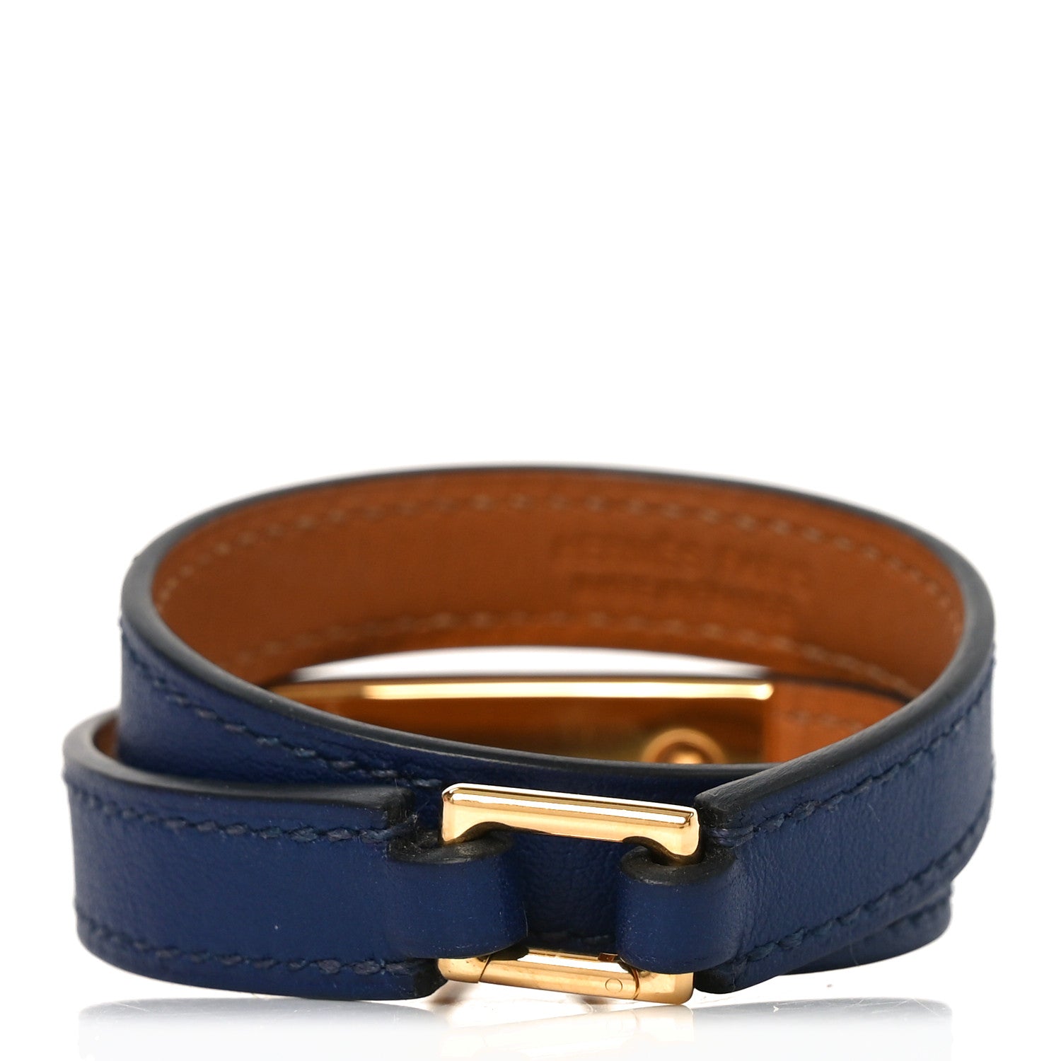 Hermes Swift Rivale Double Tour Bracelet XS Bleu Saphir 5 of 12
