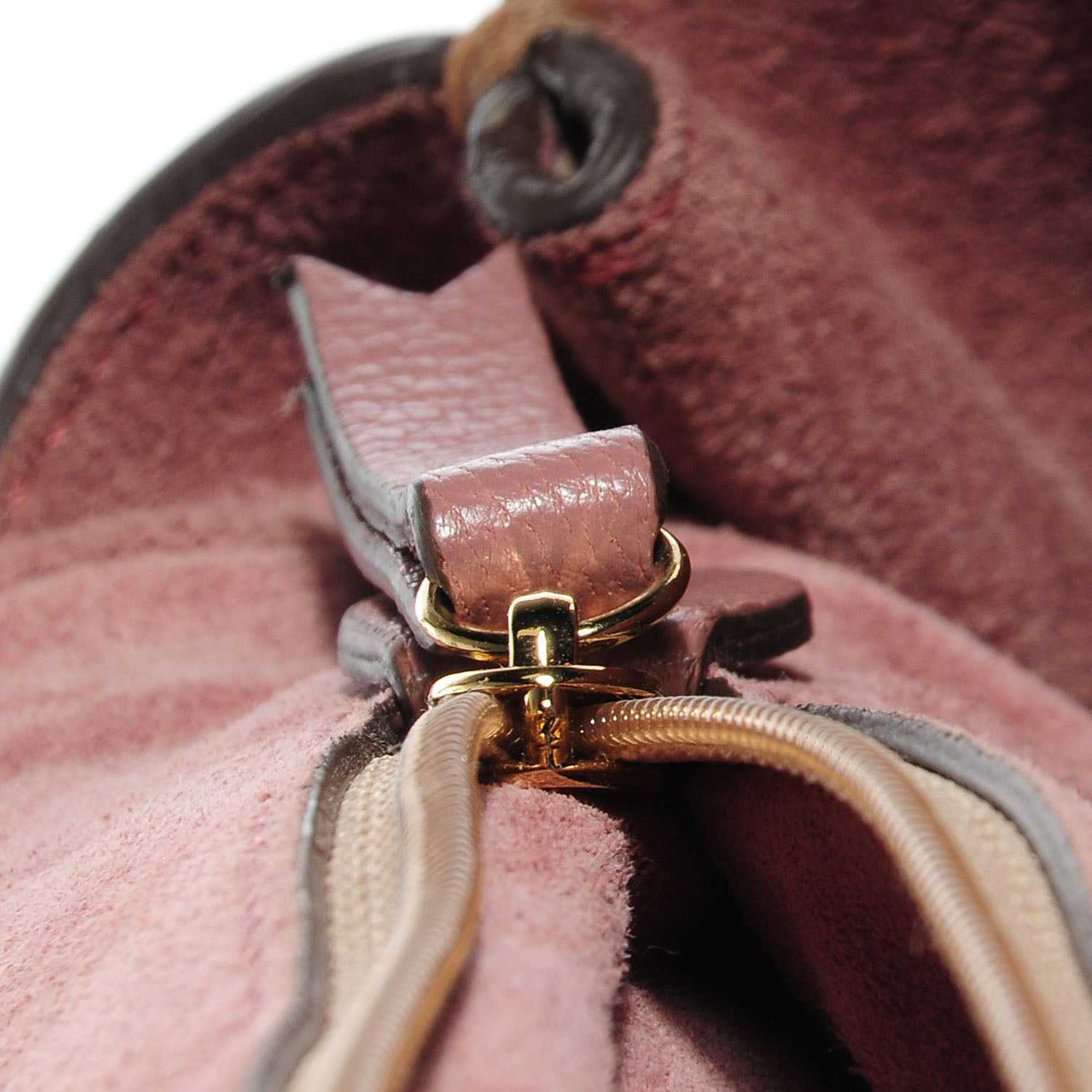 Mulberry Glossy Goat Medium Lily Flap Dark Blush 11 of 13