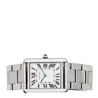 Cartier Stainless Steel 27mm Tank Solo Quartz Watch 2 of 5