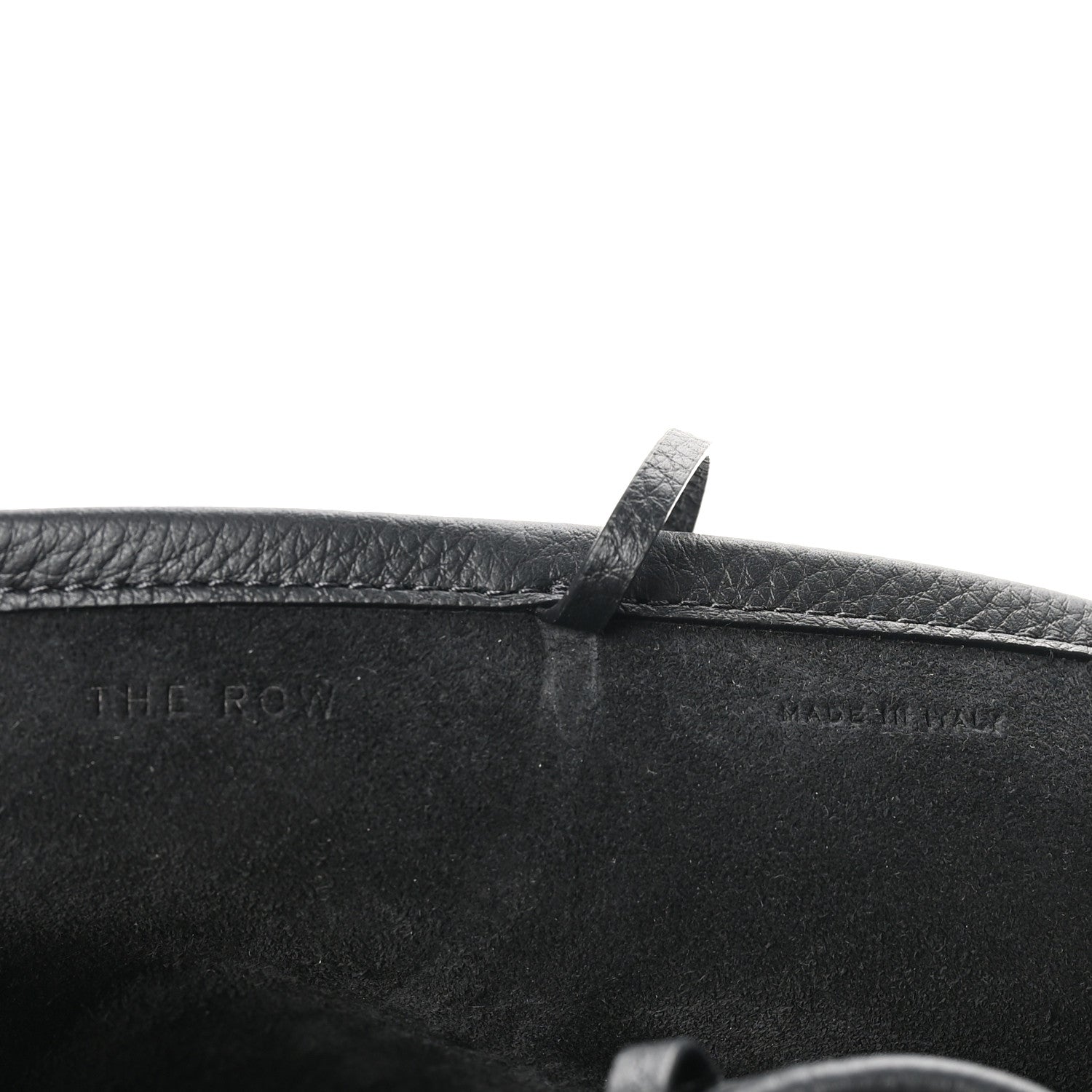 The Row Grained Calfskin Park Tote Three Black 7 of 10