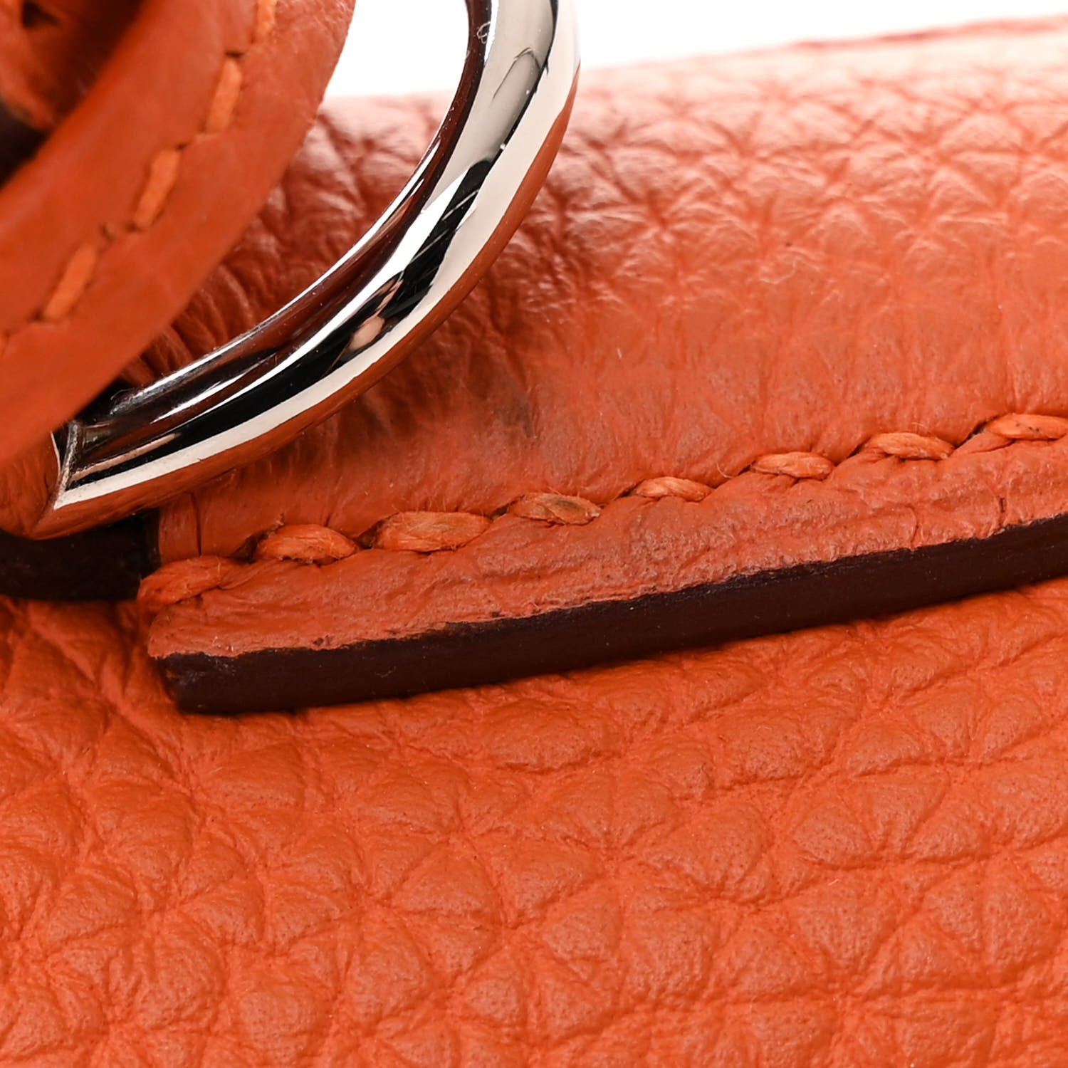 Hermes Togo Kelly Retourne 35 Orange 12 of 12