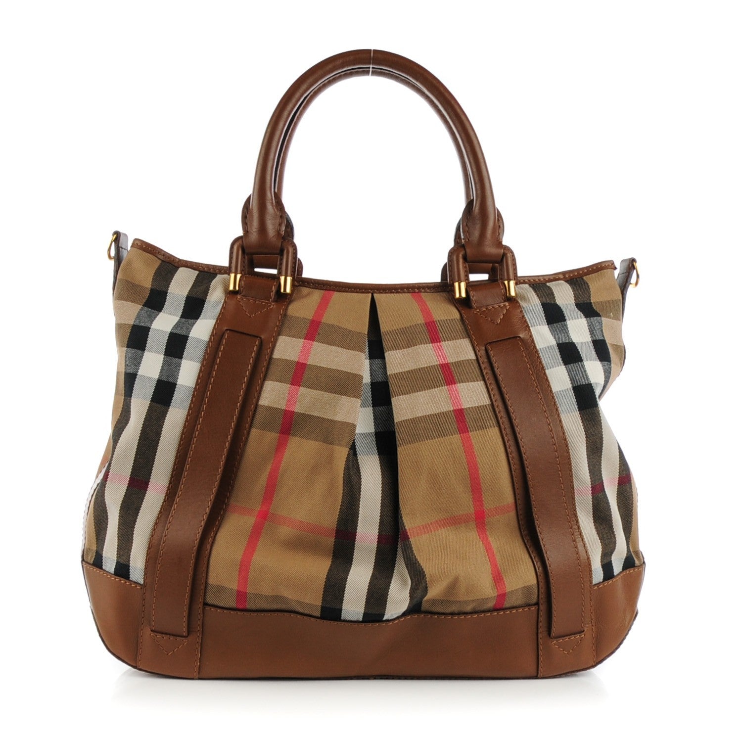 Burberry House Check Large Tote Brown 1 of 10