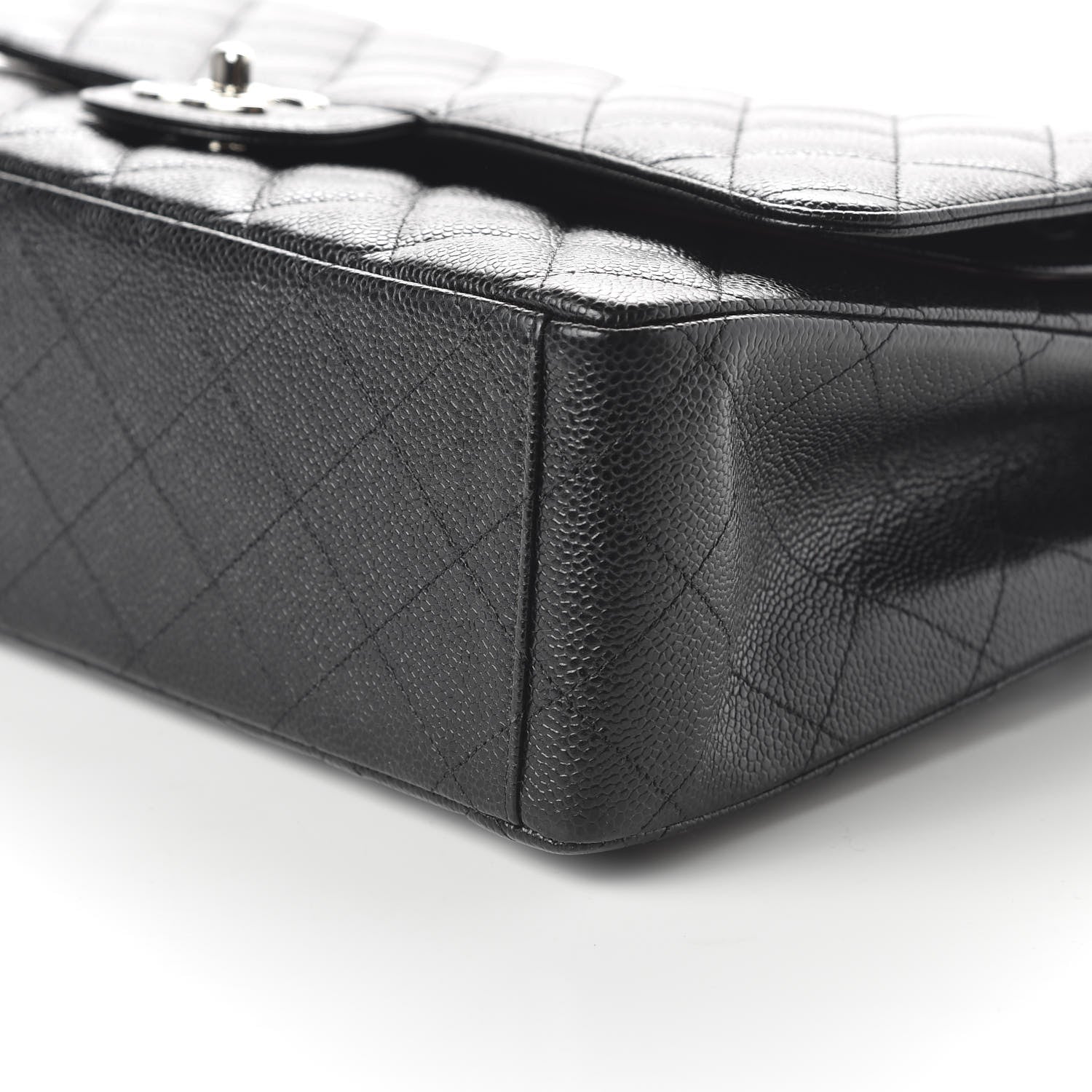 Chanel Caviar Quilted Maxi Double Flap Black 7 of 10
