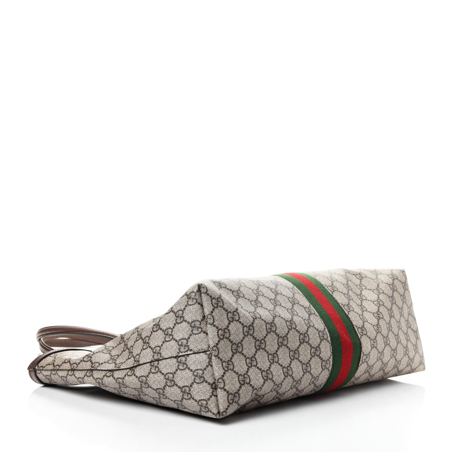 Gucci GG Supreme Monogram Medium Ophidia Shopping Tote Brown 4 of 5