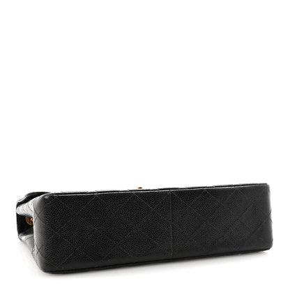 Chanel Caviar Jumbo Single Flap Black 4 of 10