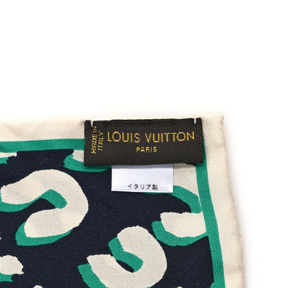 Louis Vuitton Silk Leopard Bandeau Blue Infini 3 of 3
