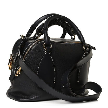 Chloe Calfskin Medium Daria Full Blue 3 of 13