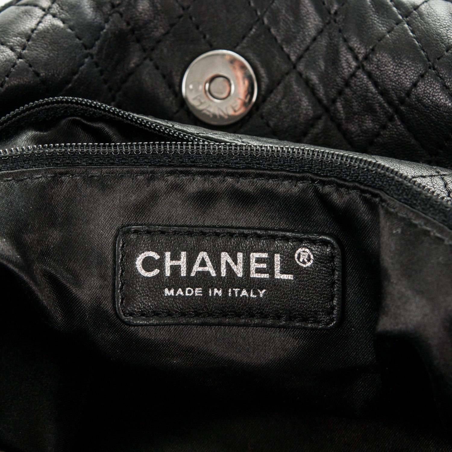 Chanel Lambskin Large Soft and Chain Hobo Black 7 of 8