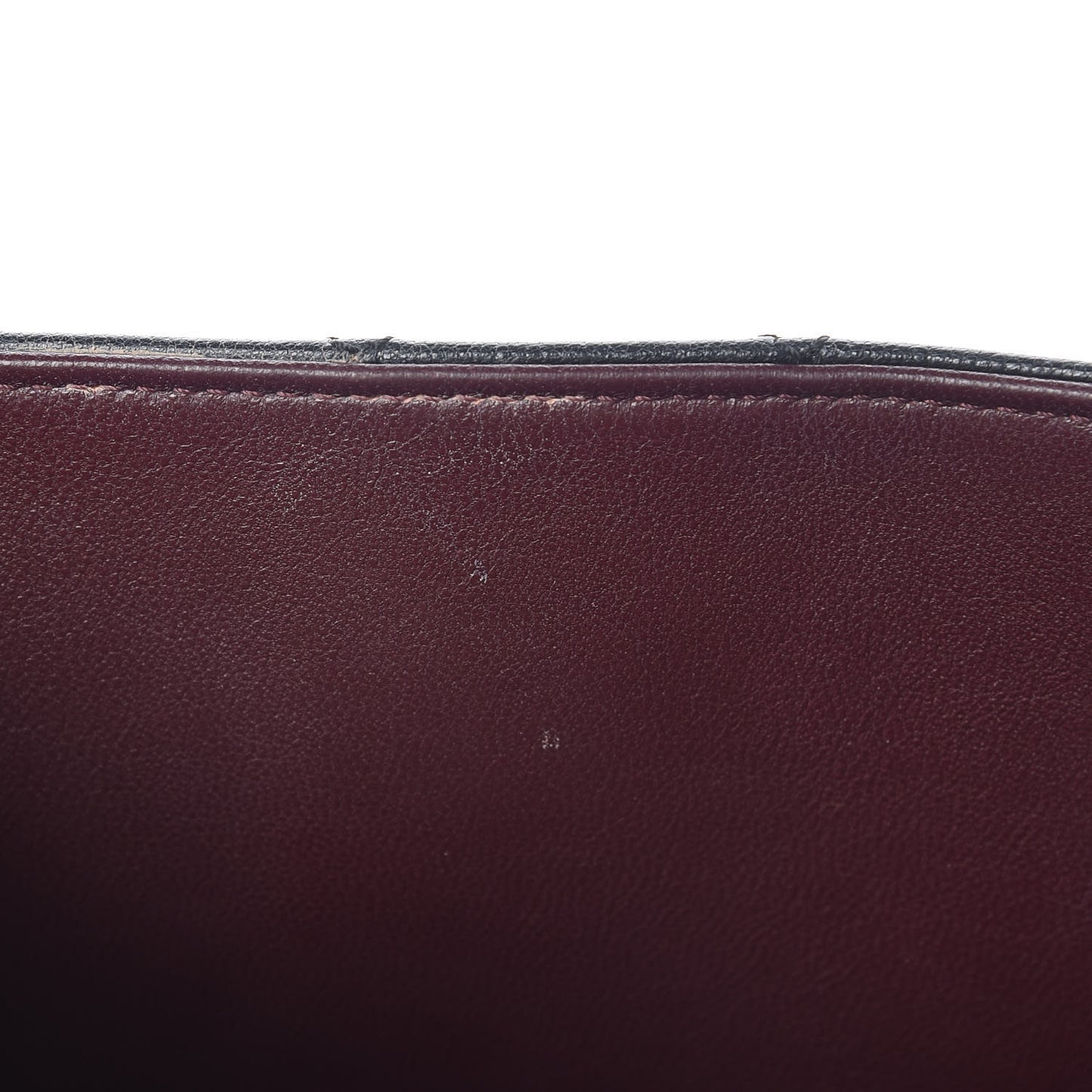 Sheepskin Quilted Large Beauty Lock Flap Black