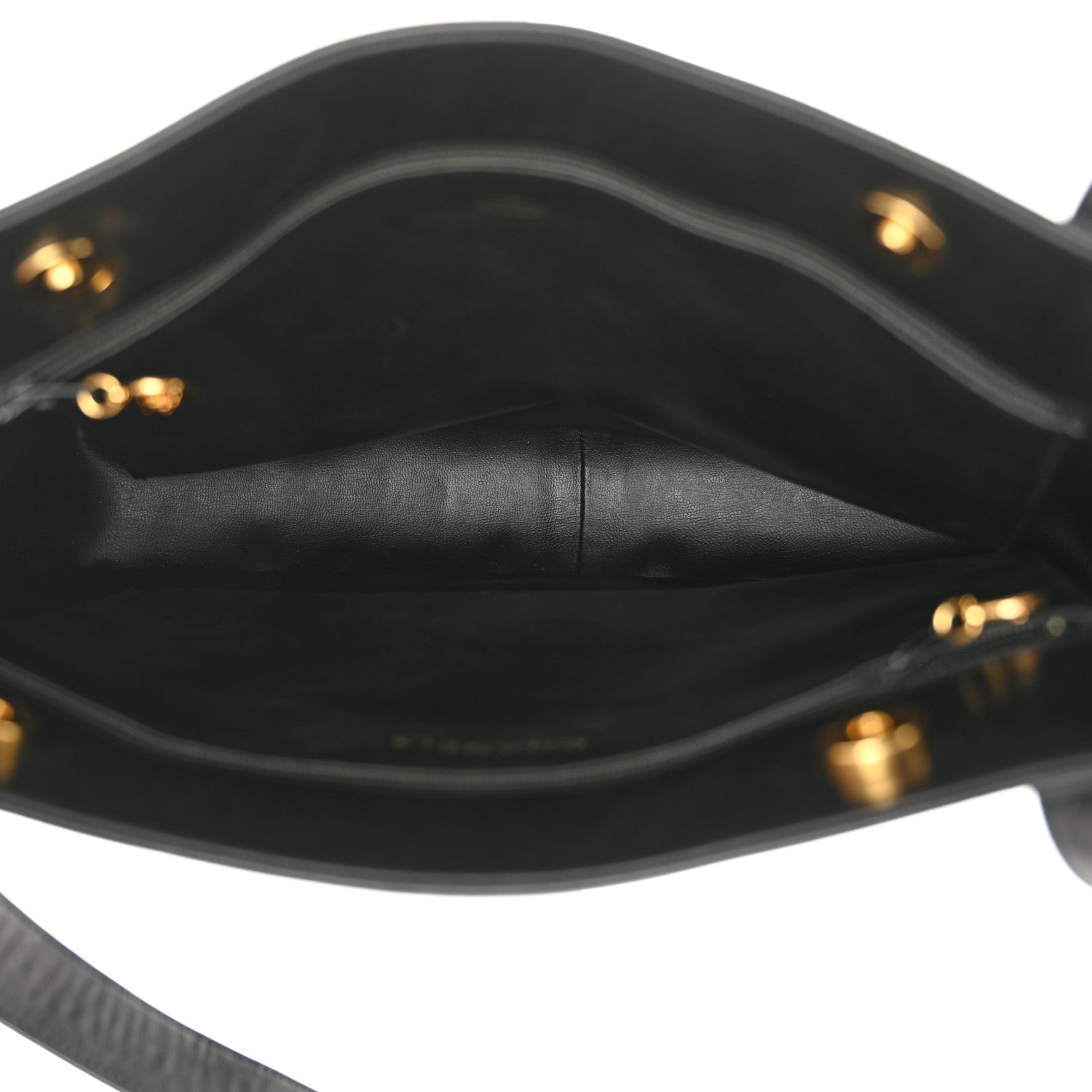 Chanel Lambskin Studded CC Tote Black 5 of 12