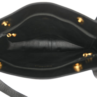 Chanel Lambskin Studded CC Tote Black 5 of 12