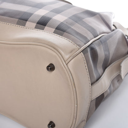 Burberry Smoked Check Medium Walden Belted Hobo Trench 12 of 17