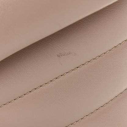 Saint Laurent Calfskin Y Quilted Monogram Toy Loulou Crossbody Bag Latte 11 of 12