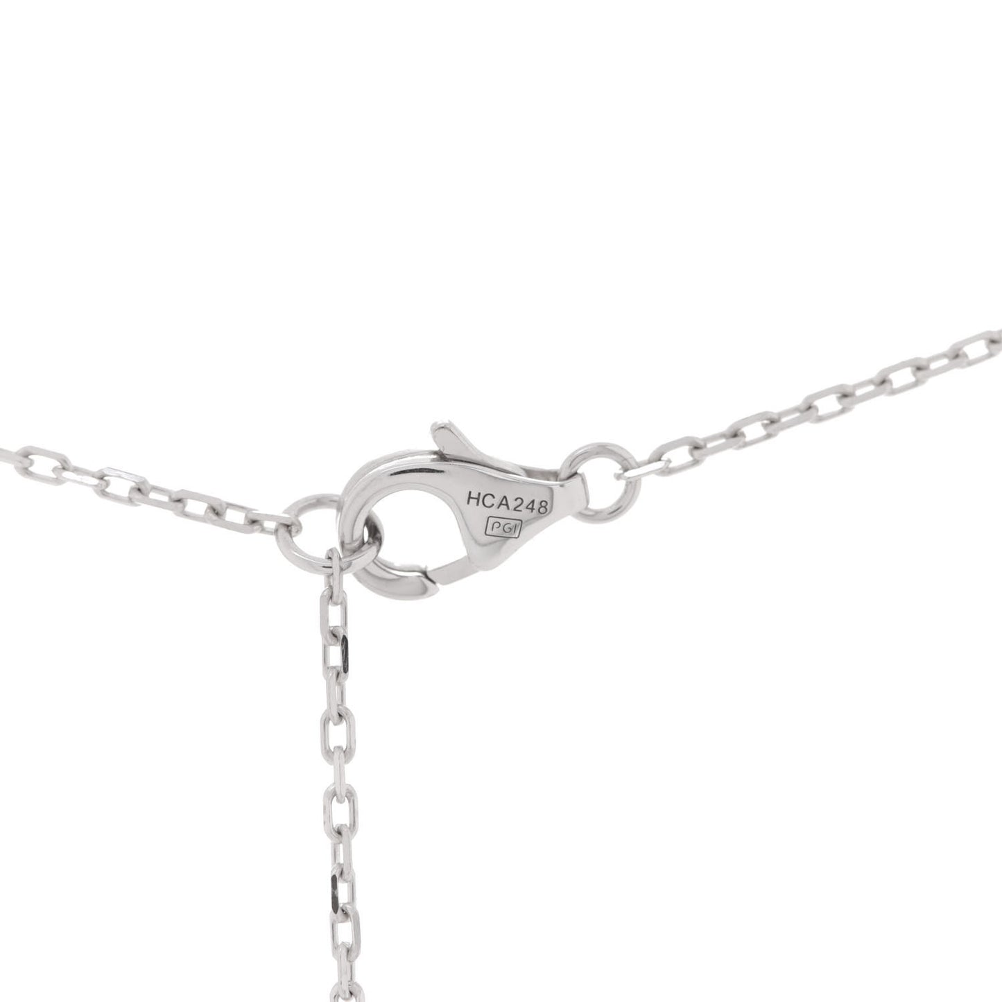 18K White Gold Diamond SM D'Amour Pendant Necklace