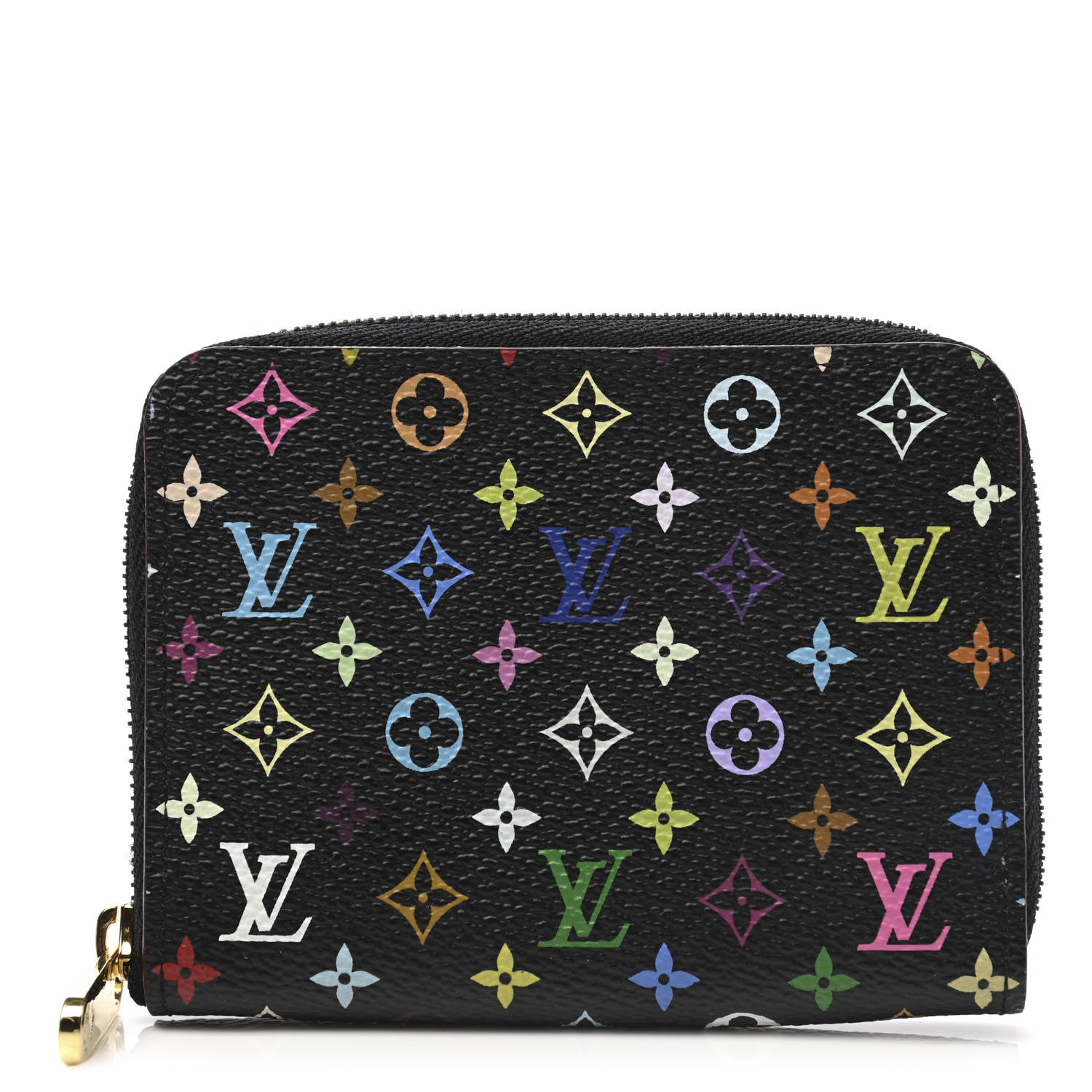 Louis Vuitton Monogram Multicolor Zippy Coin Purse Black 1 of 7