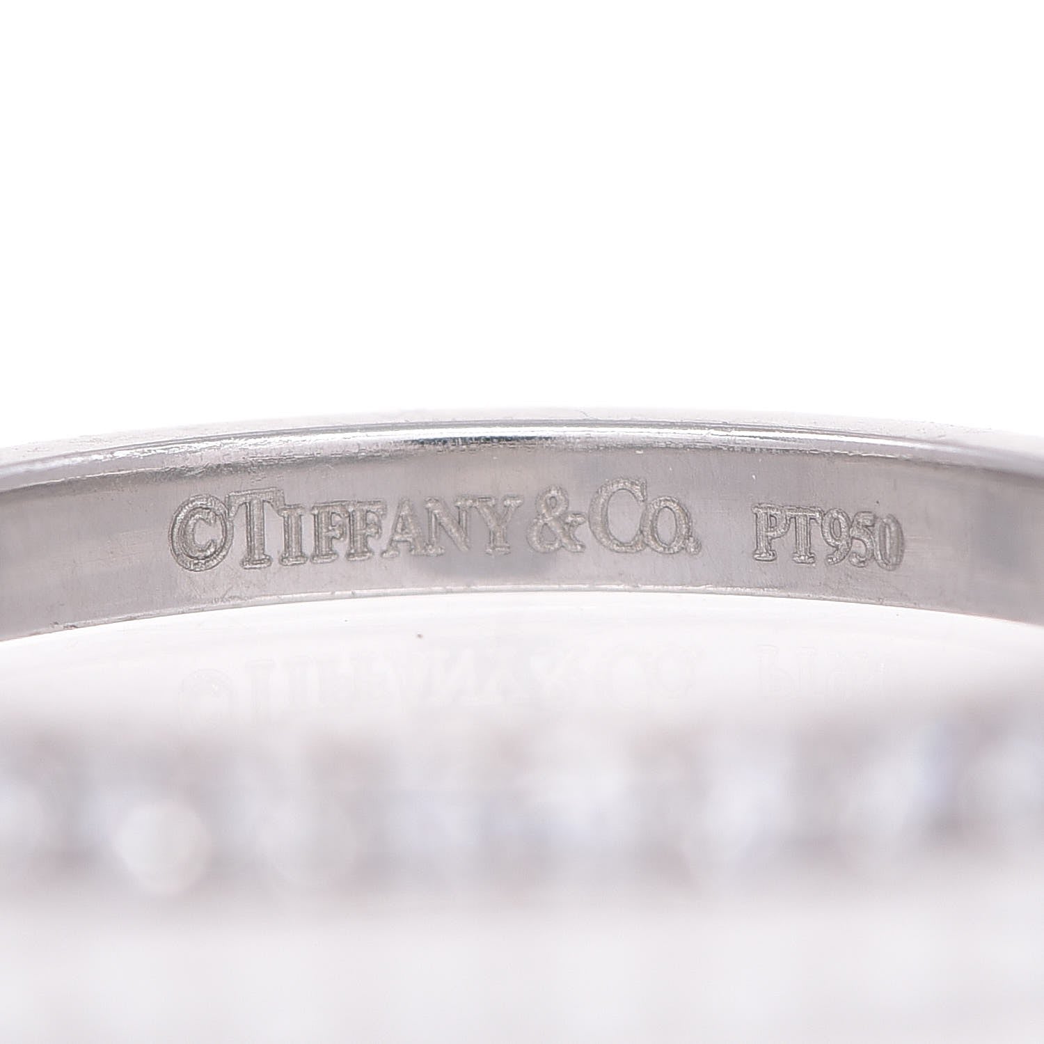 Tiffany Platinum Diamond .34ctw Novo Ring 49.5 5 3 of 3