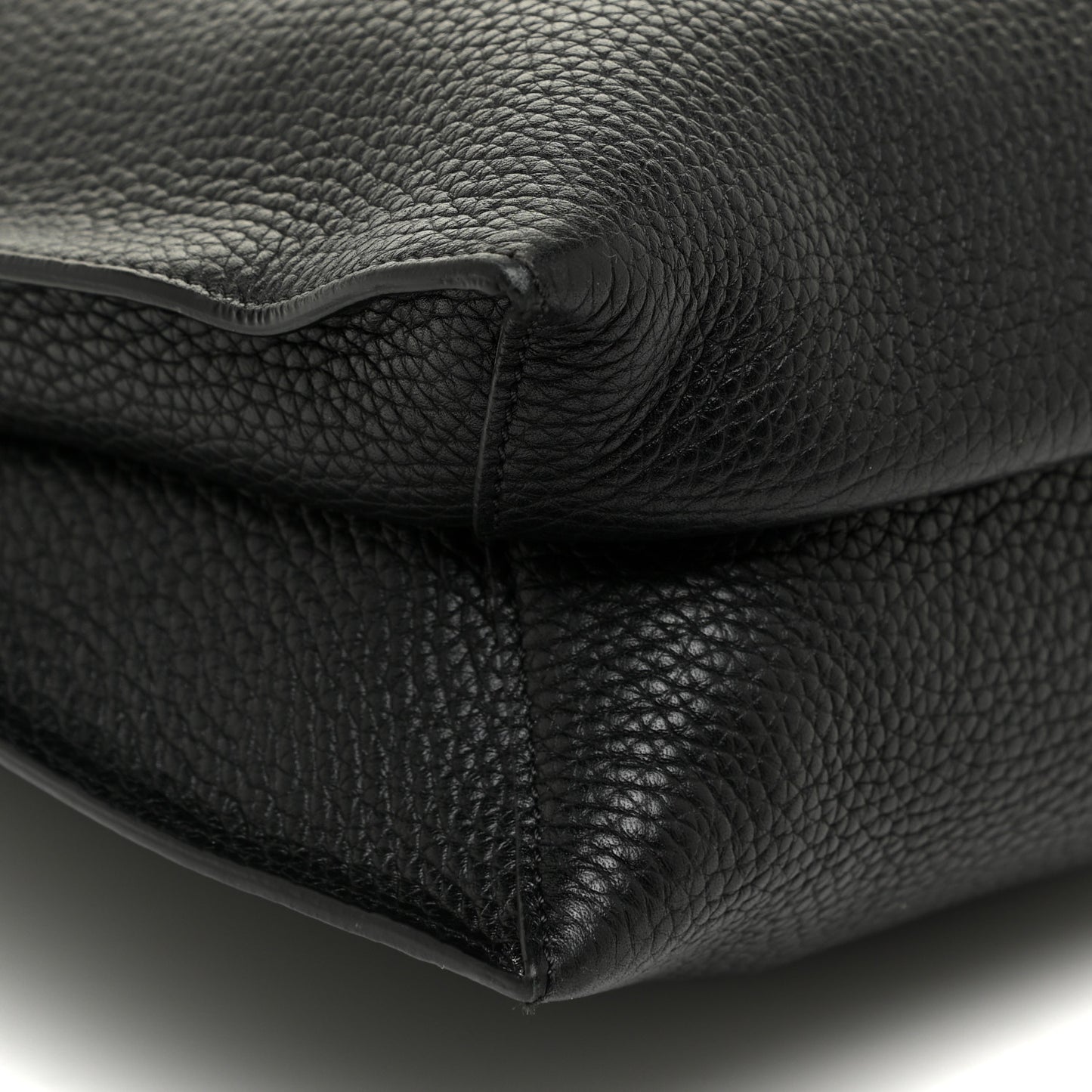Pebbled Calfskin Small Alix Padlock Zip Hobo Bag Black
