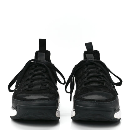 Chanel Velvet Calfskin Mixed Fibers CC Sneakers 39 Black 2 of 9
