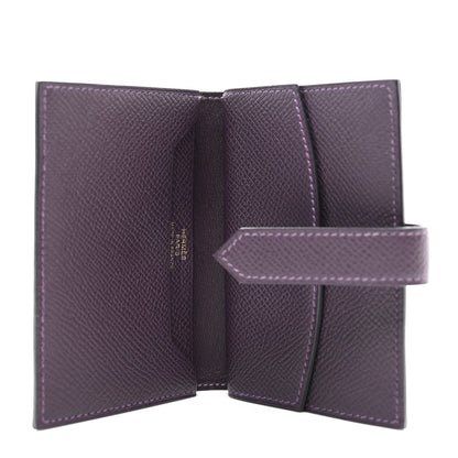 Hermes Epsom Mini Bearn Wallet Raisin 5 of 9