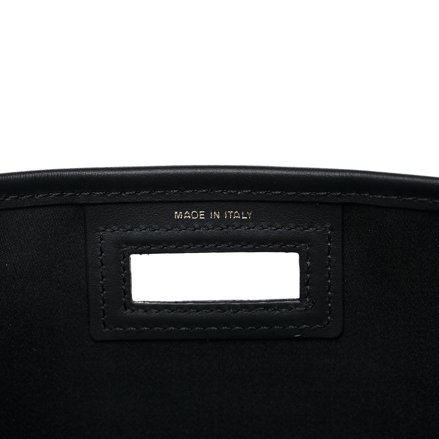 Fendi Glazed Fabric Vitello Century FF 1974 Stamp Patch Medium Peekaboo Defender Cover Mogano Panna Black 6 of 12