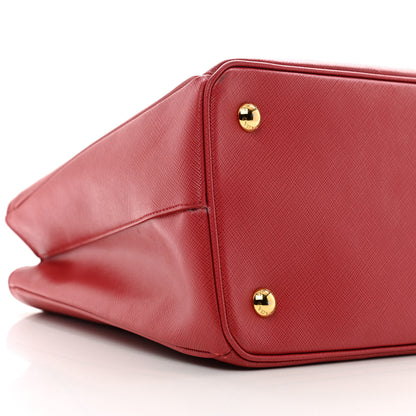 Prada Saffiano Lux Medium Tote Fuoco 9 of 11
