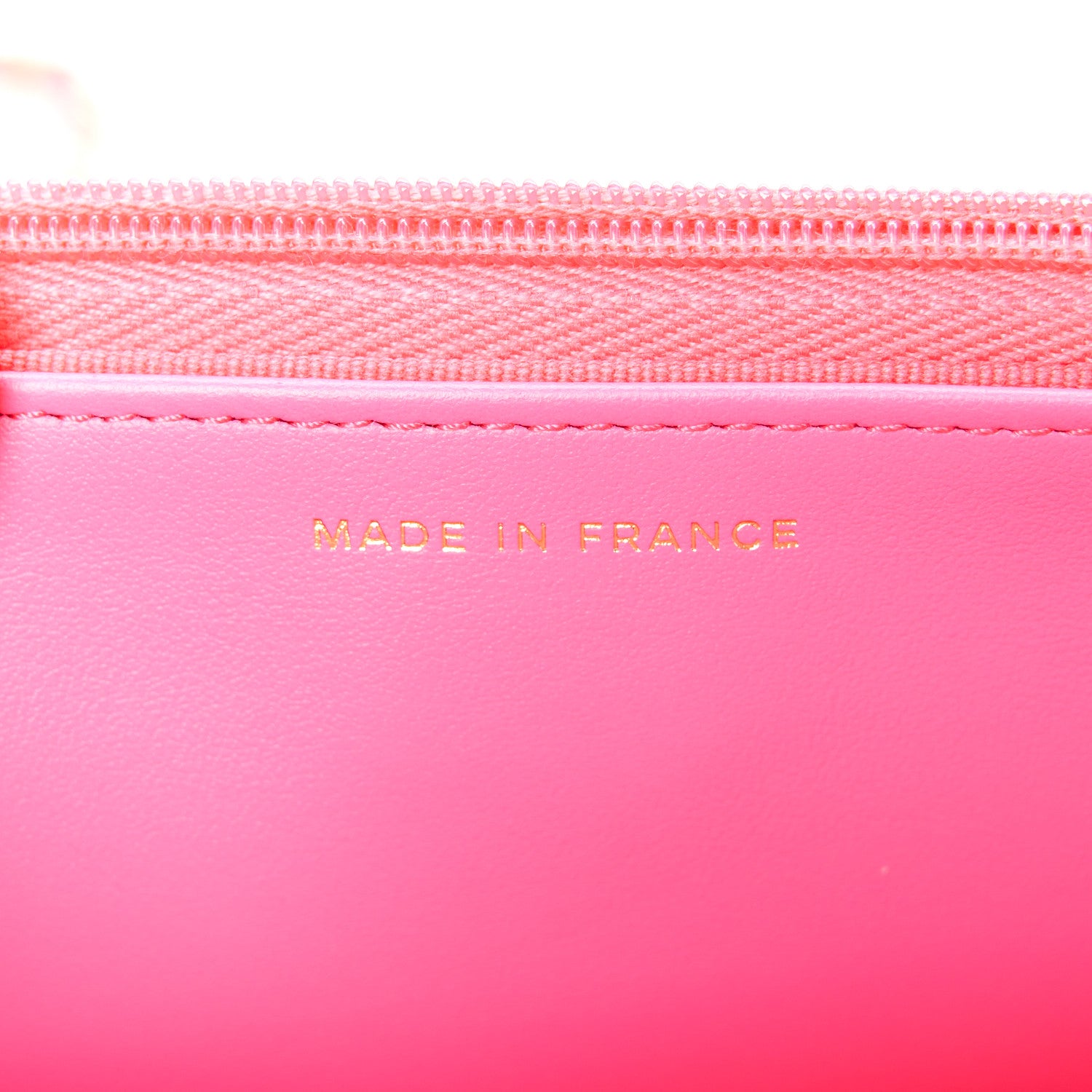 Chanel Caviar Quilted Wallet on Chain WOC Fuchsia 7 of 12