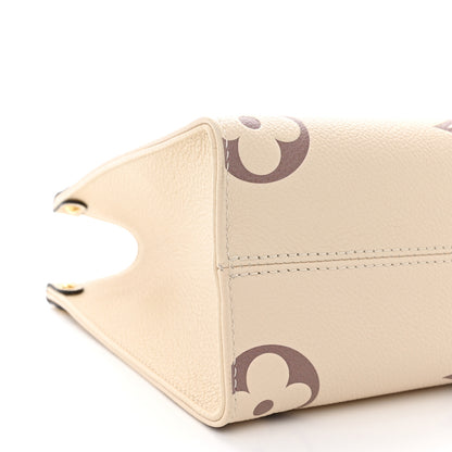 Louis Vuitton Empreinte Monogram Giant Onthego PM Creme Bois de Rose 9 of 11