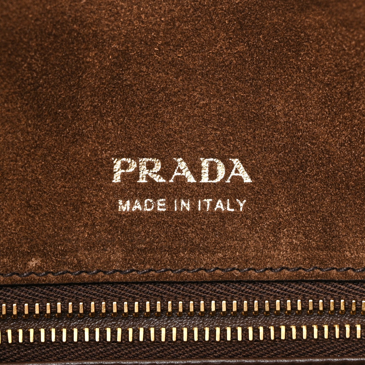 Prada Suede Large Etude Shoulder Bag Cocoa Brown 6 of 9