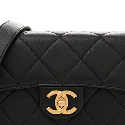 Chanel Calfskin Quilted Moon Messenger Black 8 of 11