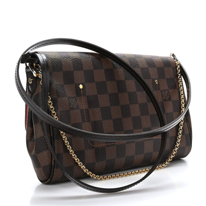 Louis Vuitton Damier Ebene Favorite MM 3 of 8