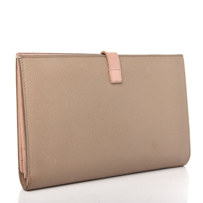 Celine Grained Calfskin Large Multifunction Strap Wallet Pink Chalk 3 of 9