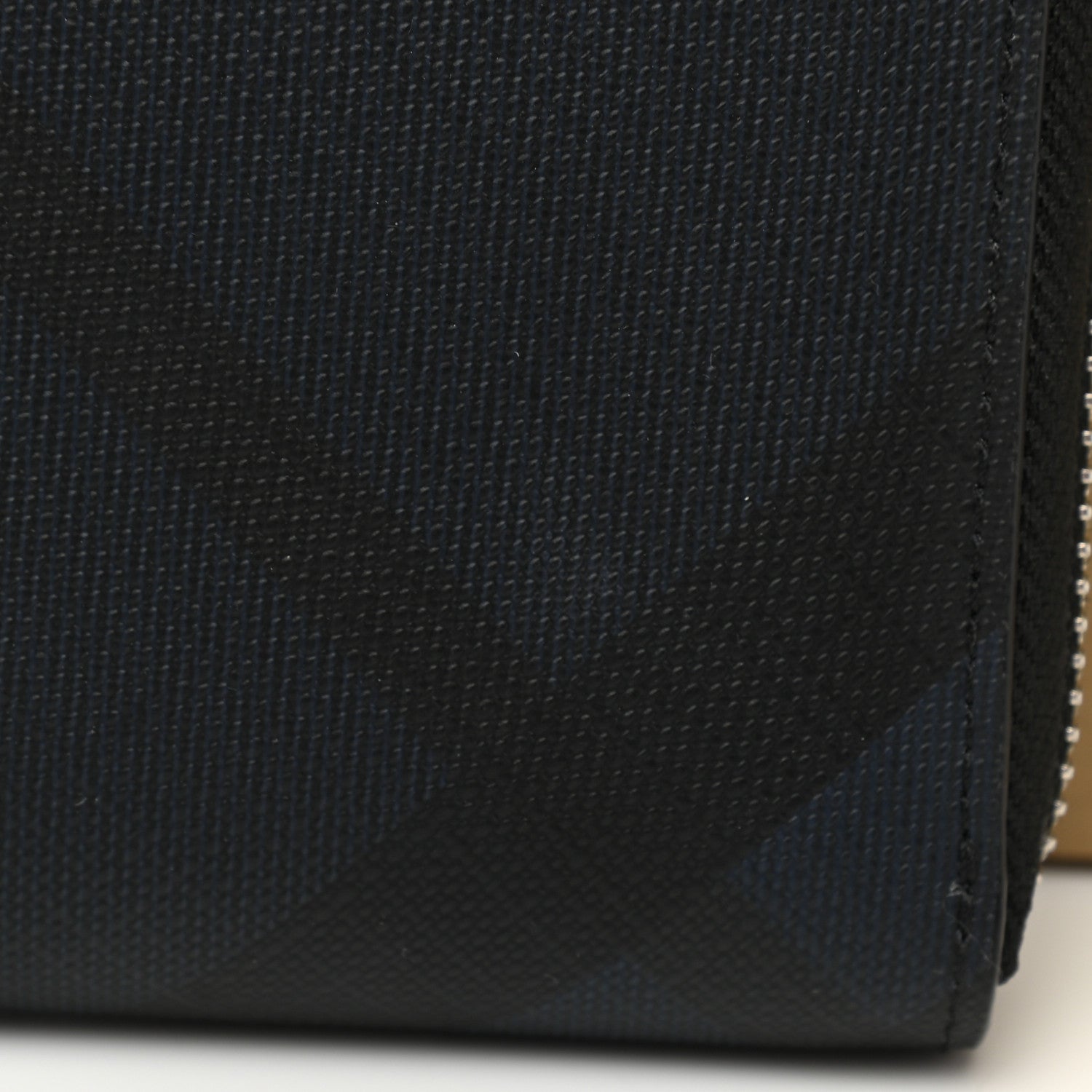 Burberry London Check Large Zip Around Wallet Charcoal 9 of 10