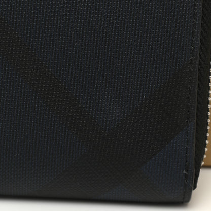 Burberry London Check Large Zip Around Wallet Charcoal 9 of 10