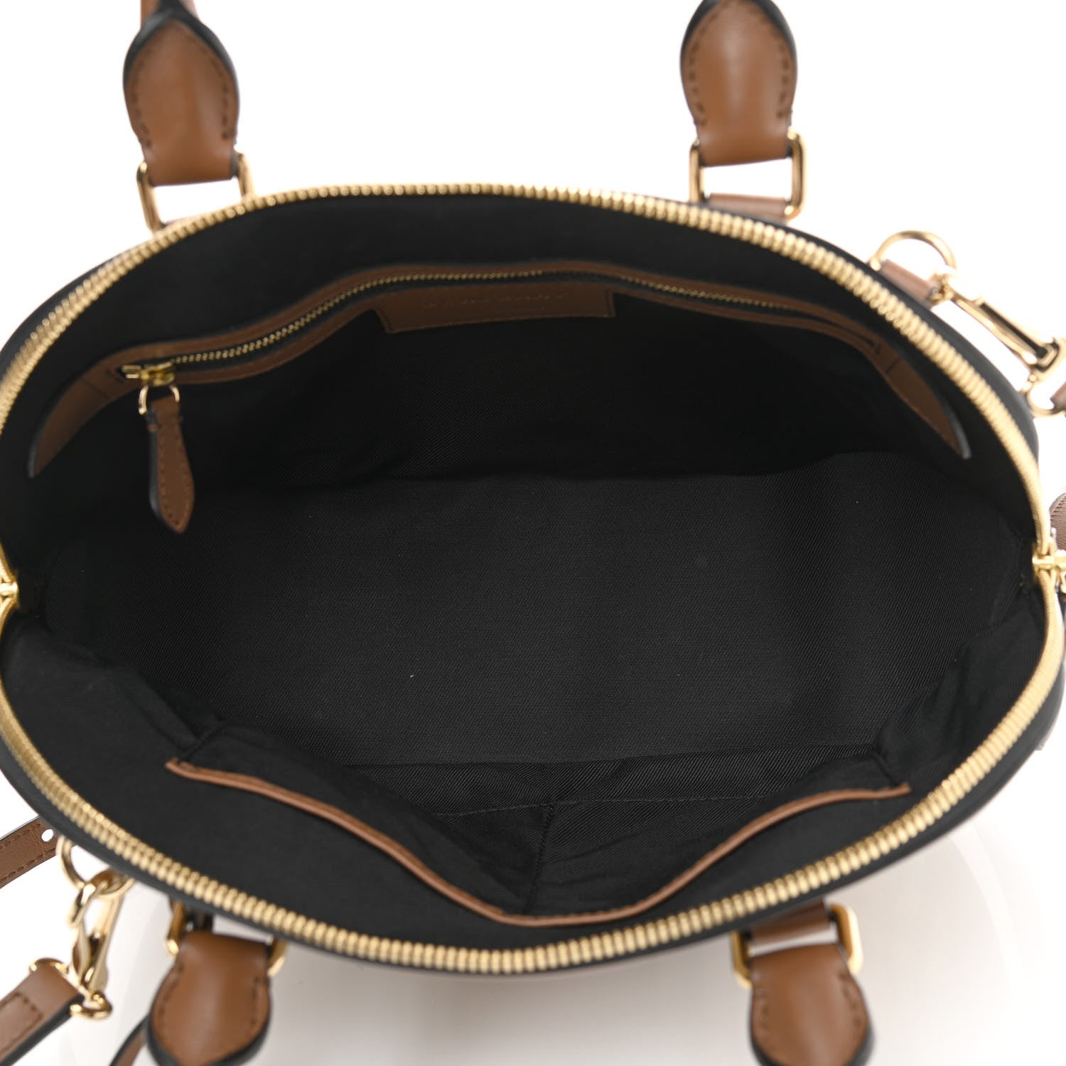 Burberry Horseferry Check Small Orchard Bowling Bag Tan 5 of 8