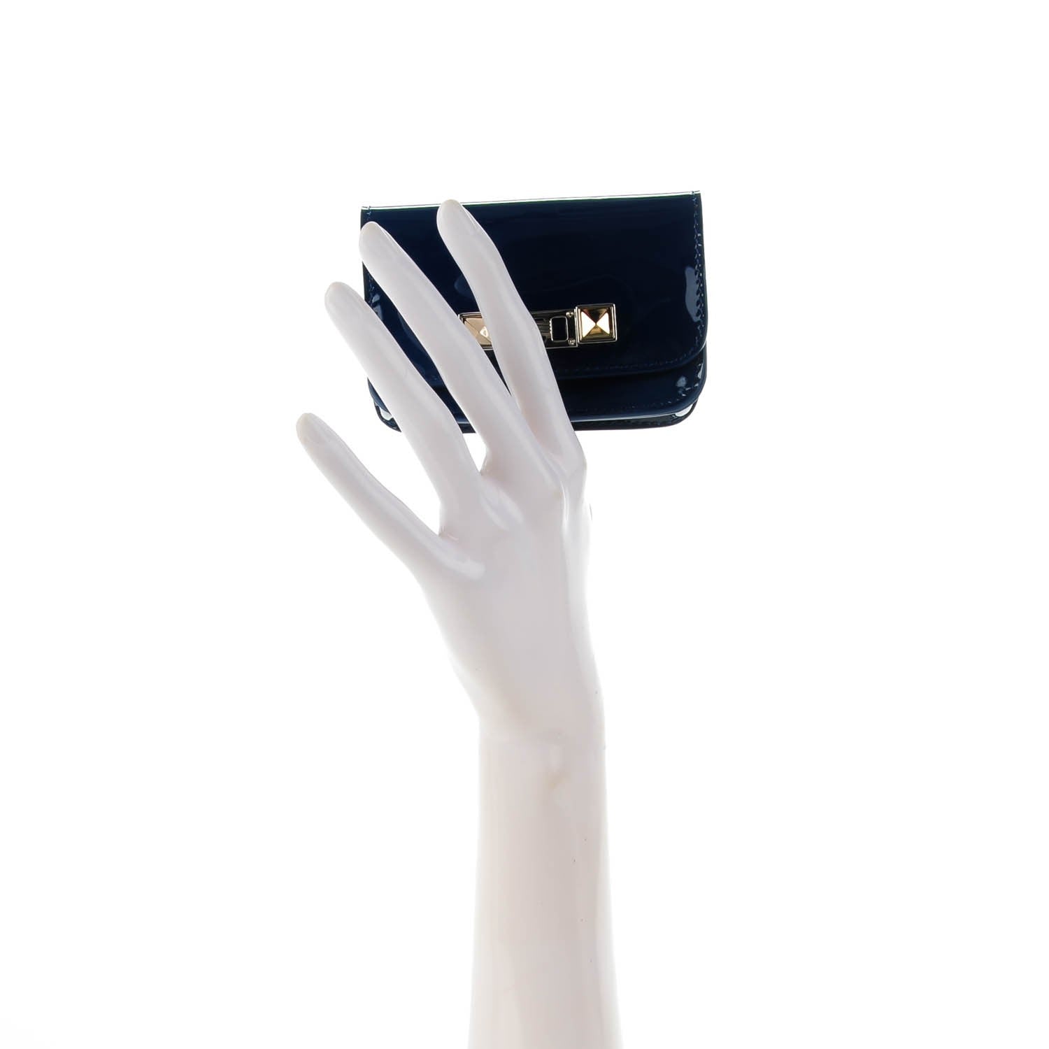 Proenza Schouler Patent PS11 Card Case Cadet Blue 2 of 7
