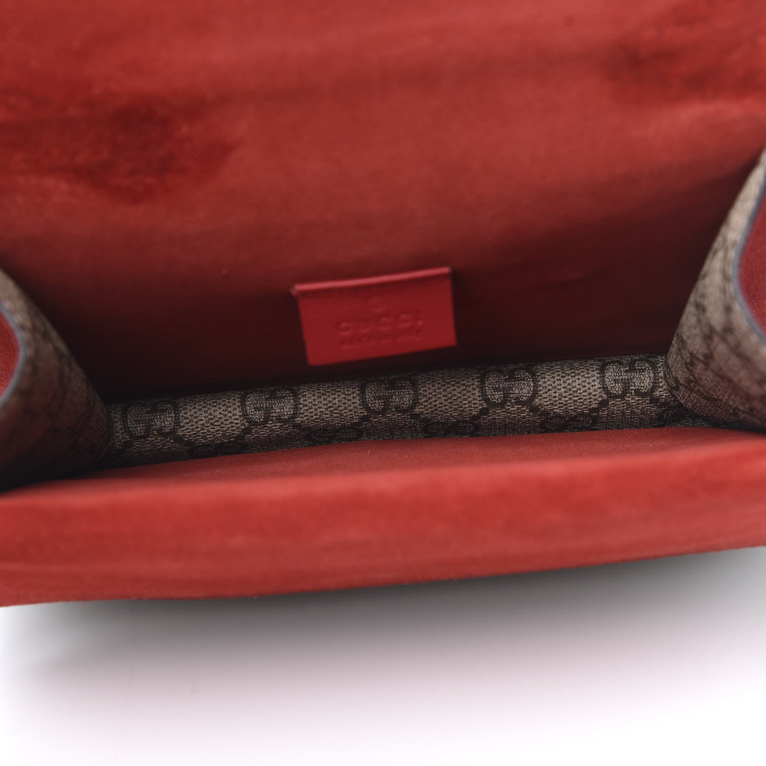 Gucci GG Supreme Monogram Mini Dionysus Shoulder Bag Hibiscus Red 6 of 13