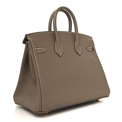 Hermes Swift Birkin 25 Etoupe 3 of 14