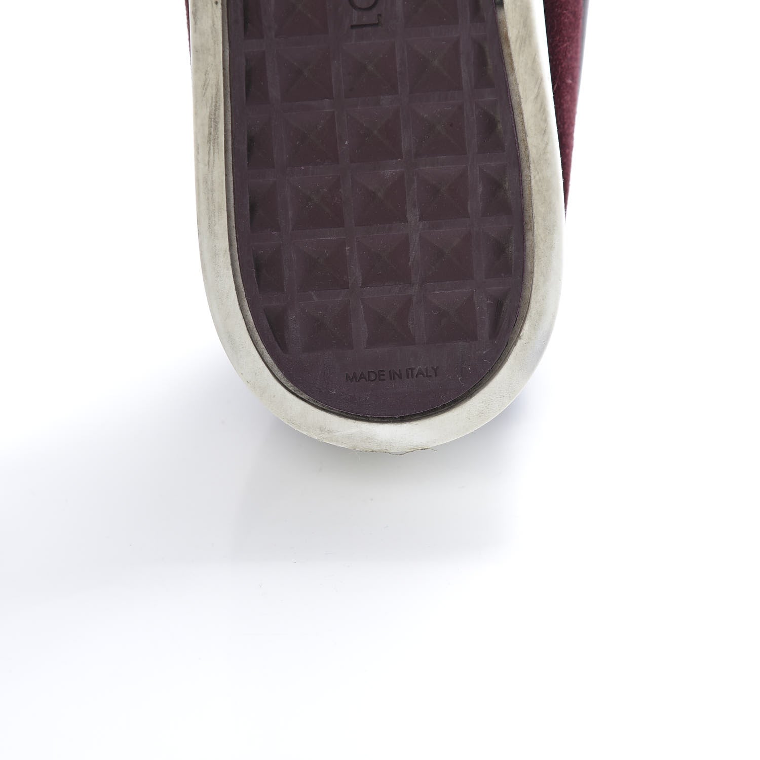 Louis Vuitton Alligator Patent Calfskin Catwalk Slip On Sneakers 36.5 Bordeaux 7 of 12