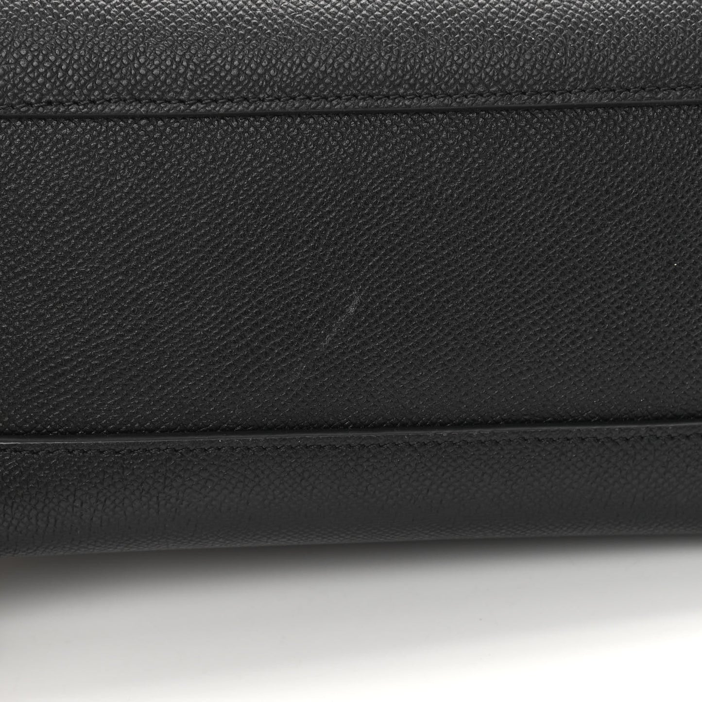 Grained Calfskin Nano Belt Bag Black