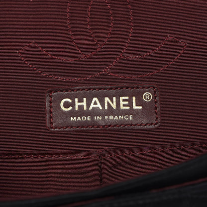 Chanel Satin Coco's Croc 2.55 Reissue East West Flap Black 6 of 7