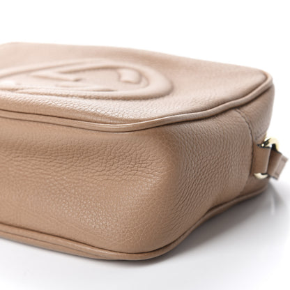 Gucci Pebbled Calfskin Small Soho Disco Bag Camelia 7 of 12